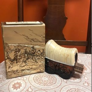 VINTAGE AVON COVERED WAGON-NWOT in Original Box Great Detail on Wagon